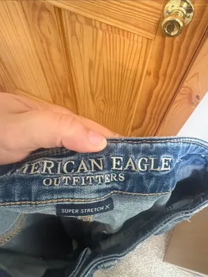 American Eagle Super Stretch Super High-Rise Distressed Jegging Size 2 thumbnail 6