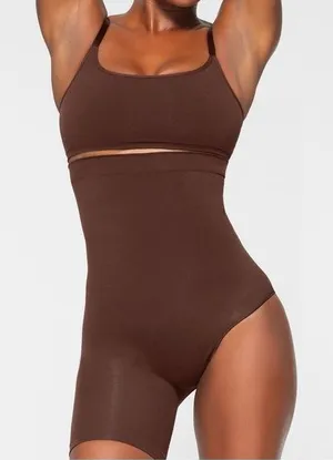 SKIMS Solution Short Exposed Shape wear in Cocoa Size‎ S-M thumbnail 1
