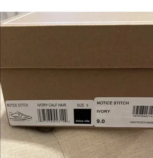 DV by Dolce Vita Notice Stitch- Ivory Calf Hair Sneaker-Size 9 thumbnail 11