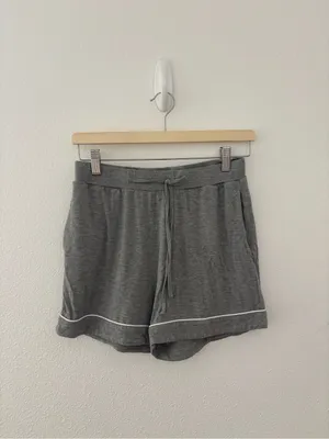 Cozy Earth set robe top and shorts in grey thumbnail 3