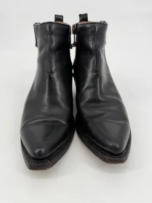 FRYE Sacha Moto Short Bootie Double Zip Black Size 6 thumbnail 2