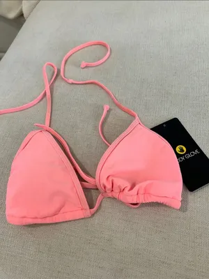 Body glove SMOOTHIES DITA TRIANGLE BIKINI TOP - CORAL, size XS, NWT thumbnail 3