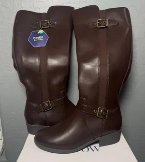 Croft & Barrow Uleen Women's Knee-High Riding Boots, Brown, US 8 thumbnail 1