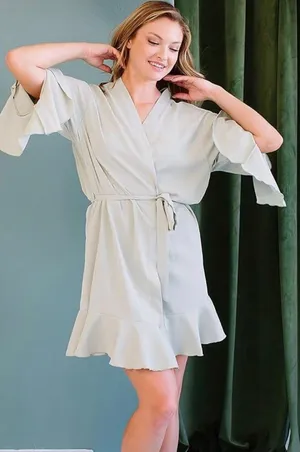 Bridal Robe Green thumbnail 1