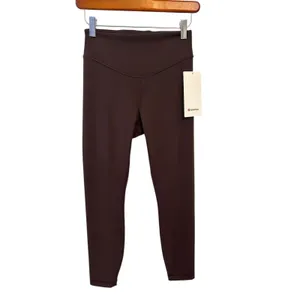 Lululemon Wunder Under SmoothCover High-Rise Tight 25" Size 6 Espresso NWT thumbnail 6