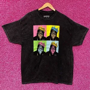 The Notorious BIG King of New York Pop Art Hip Hop Tee XL thumbnail 1