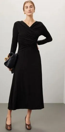 Fifteen Twenty Cross Front Midi Dress thumbnail 2
