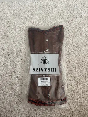 Amazon brown corset thumbnail 2
