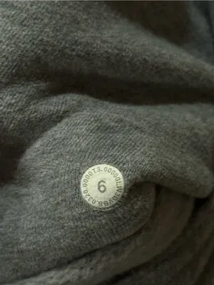 Lululemon All Yours Hoodie *Fleece Heathered Core Medium Grey Size 6 thumbnail 2