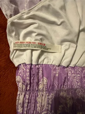 Free People Lavender Paisley High-Waist Smocked Shorts thumbnail 4