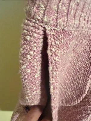 Pink knit romper large thumbnail 3