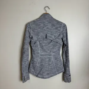 Lululemon ladies athletic wear Gray Full-Zip define Jacket SZ 4 gym working‎ out thumbnail 9