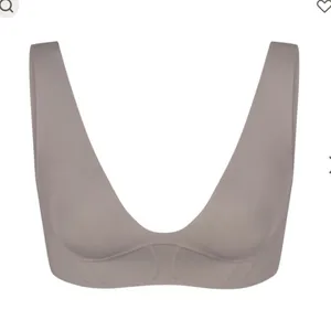 Skims bonded (B17) corset plunge bralette XXS in steel NWT thumbnail 3