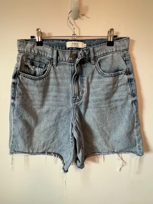 VICI Long Denim Shorts thumbnail 1