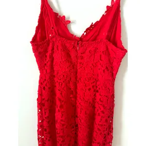 ASTR The Label Lace Adjustable Spaghetti Strap Midi Dress Red Size Small thumbnail 7