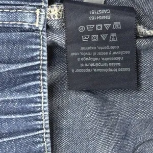 Tommy Hilfiger Denim Pants Women M Blue High Rise Wide Leg Pleated Cropped Jeans thumbnail 7