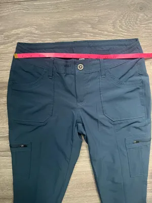 Kuhl Blue Straight Leg Zip Pocket Drawstring Outdoor Hiking Sporty Pants Size 6 thumbnail 7