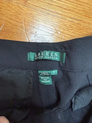🙂Lauren Ralph Lauren Black Womens Dress Pants thumbnail 2
