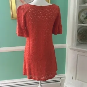 Love In Orange Lace Dress Size‎ Small thumbnail 3