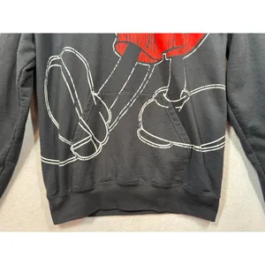 Disney Parks Hoodie Mickey Mouse Graphic Print Ears Hood Sweatshirt Adult Medium thumbnail 3