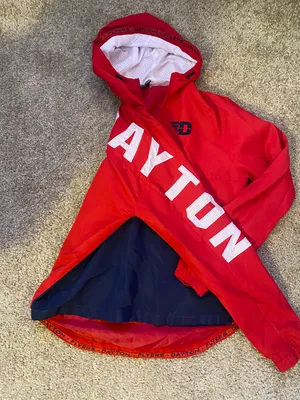 Dayton Flyers Wind Breaker Red Size M thumbnail 2