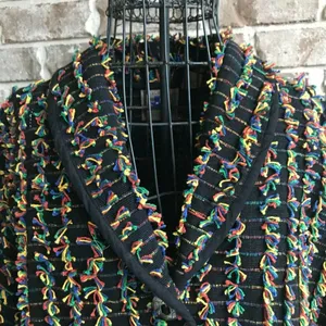 Don't Mess with Texas Jacket Blazer Large Multi Color Concho Buttons Vin… thumbnail 2
