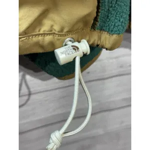 The North Face Full zip Hooded Color Block Sherpa Jacket SZ M Women Brown Tab thumbnail 13