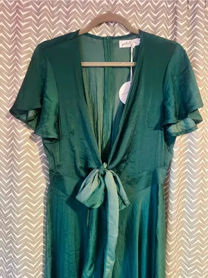NWT Petal & Pup | Montrose Hi Lo Tie Front Dress, size 8. thumbnail 5