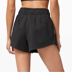 Lululemon Inner Glow Short 3" *Terry Black Size 4 thumbnail 2
