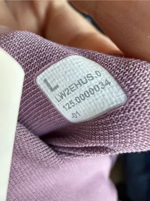 Lululemon Energy Longline Bra Medium Support B-D Cups Evolve Lavender Lux Size L thumbnail 5