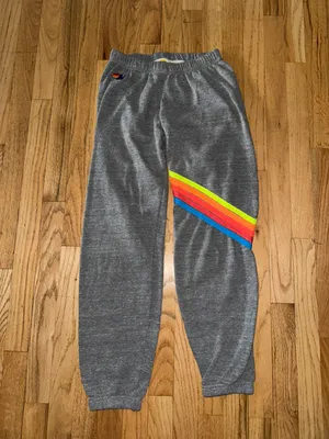 Aviator Nation Chevron Sweatpants Small thumbnail 3