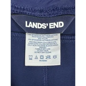 Lands' End Quick Dry Board Shorts Size 2 Navy Blue‎ Swimwear Casual Womens thumbnail 6