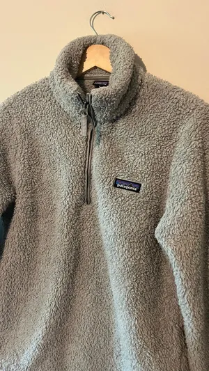 Patagonia Re-Tool Los Gatos Fleece 1/4 Snap Pullover Gray Medium Cozy Warm Gorpc thumbnail 3