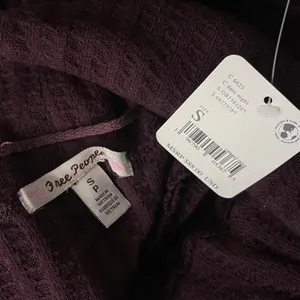 Free People Small Thermal Top Juicy Cowl Neck Split Back Long Sleeve Date Night thumbnail 12
