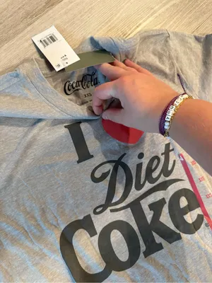I Love Diet Coke Baby Tee Women's Size XXS thumbnail 3