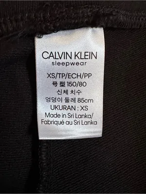 Calvin Klein Reconsidered Comfort Sleepwear Lounge Jogger Black Pants Size XS thumbnail 13