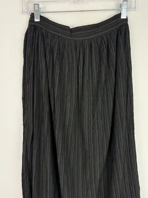NWT Lulus Midsummer Memories Black Mid-Rise Maxi Skirt Size Small S NEW thumbnail 9
