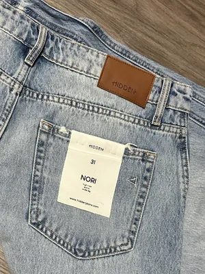 Hidden Jeans High-Rise Light Blue Extra Wide Leg Distressed Jeans thumbnail 3