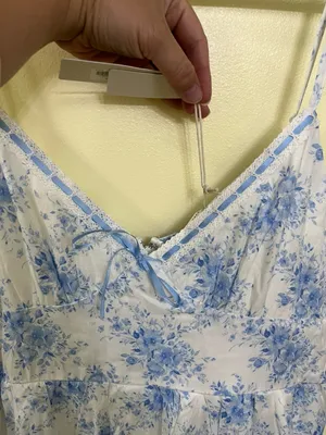 NEW Altar’d State Blue Floral Maxi Dress Size 3XL NWT thumbnail 4