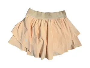 Lululemon Tiered Pleated Skort Rock Melon Peach High Rise Athletic Flowy Prep 6 thumbnail 1