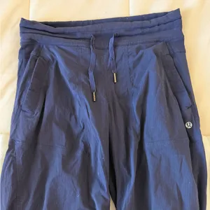 Lululemon Navy Blue dance studio cropped pants thumbnail 2