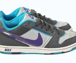 Nike Air Prestige 3 Women's Low Top Sneakers Grey Purple Swoosh Sz 8 551648-054 thumbnail 1