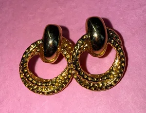 Gold Hoop Earrings thumbnail 1