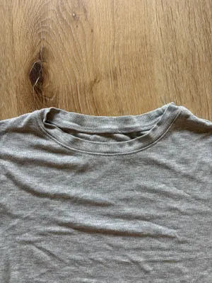 Light Grey Long Sleeve Top Gray Size XS thumbnail 3