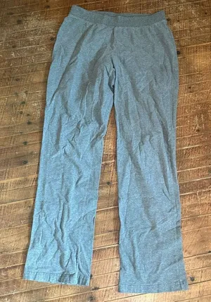 Chico’s Zenergy gray knit wide leg loungewear 0/S pants thumbnail 1