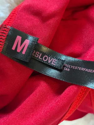 RSLove Red & White Sexy Santa Mrs.Klaus Bodysuit Size Medium thumbnail 3