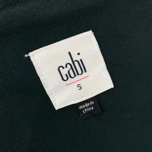 New CABI Dark Green Renaissance Asymmetrical Zip Long Jacket Small 3725 thumbnail 12