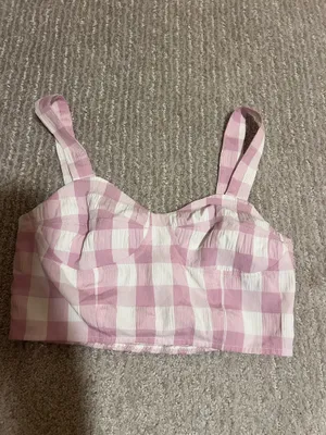 Steve Madden Purple Checkered Skirt Set thumbnail 6