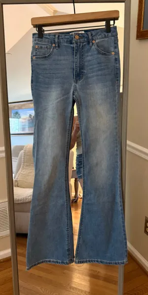 Women's Garage Flare Jeans Size 25 Blue thumbnail 1