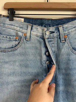 NWT Levi’s X Free People Spliced 501 Jeans thumbnail 11